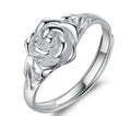 Silver Rose Ring