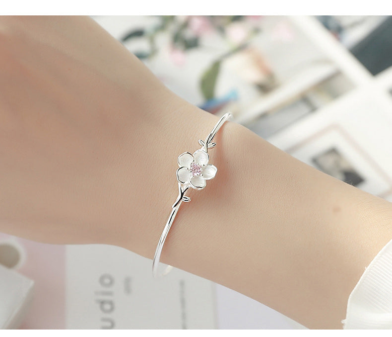 Silver Letter Bracelet