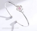 Silver Letter Bracelet