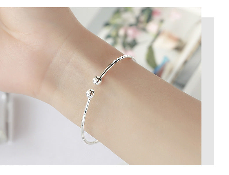 Silver Letter Bracelet