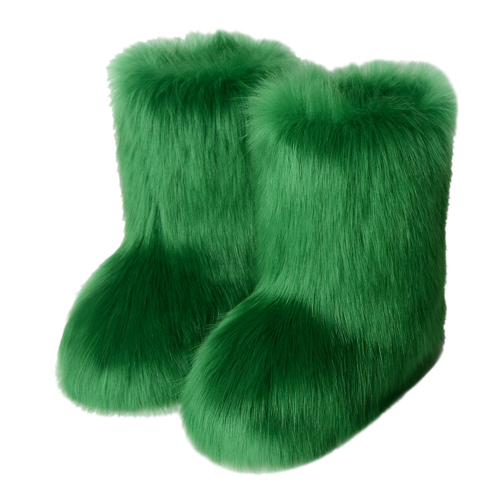 Fleece Snow Boots