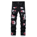 Ripped Patch Jeans