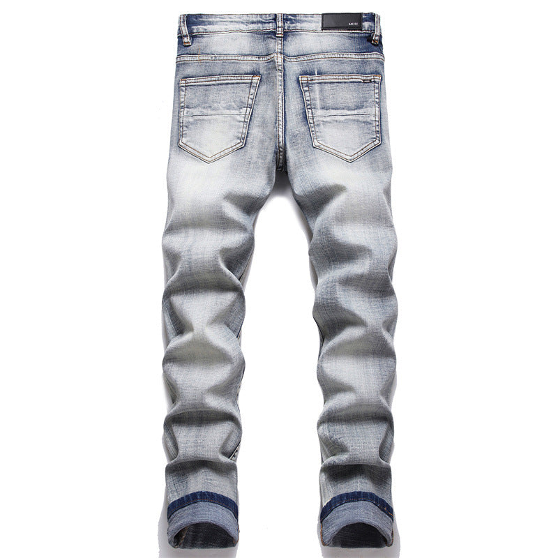 Patched Blue Jeans