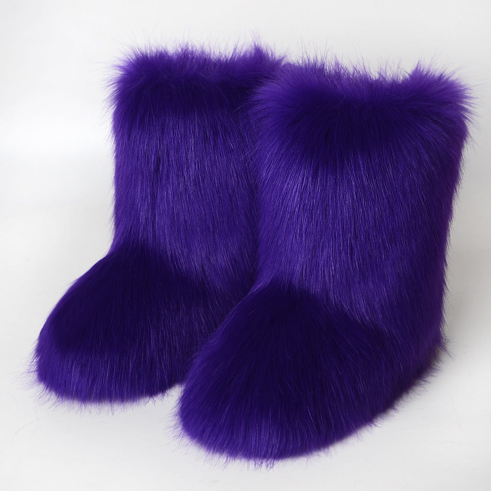 Fleece Snow Boots