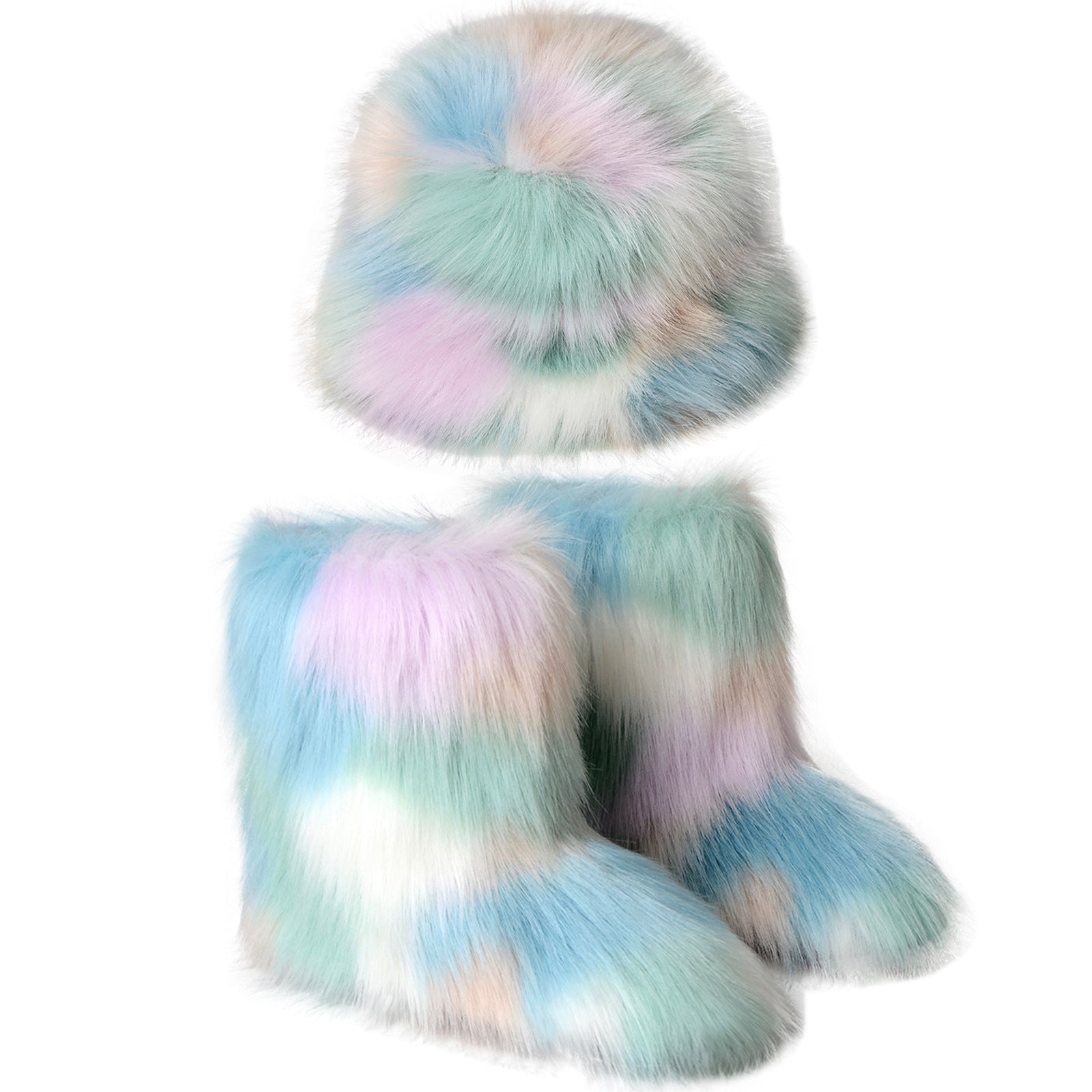 Plush Bucket Boots