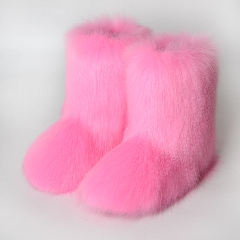 Fleece Snow Boots