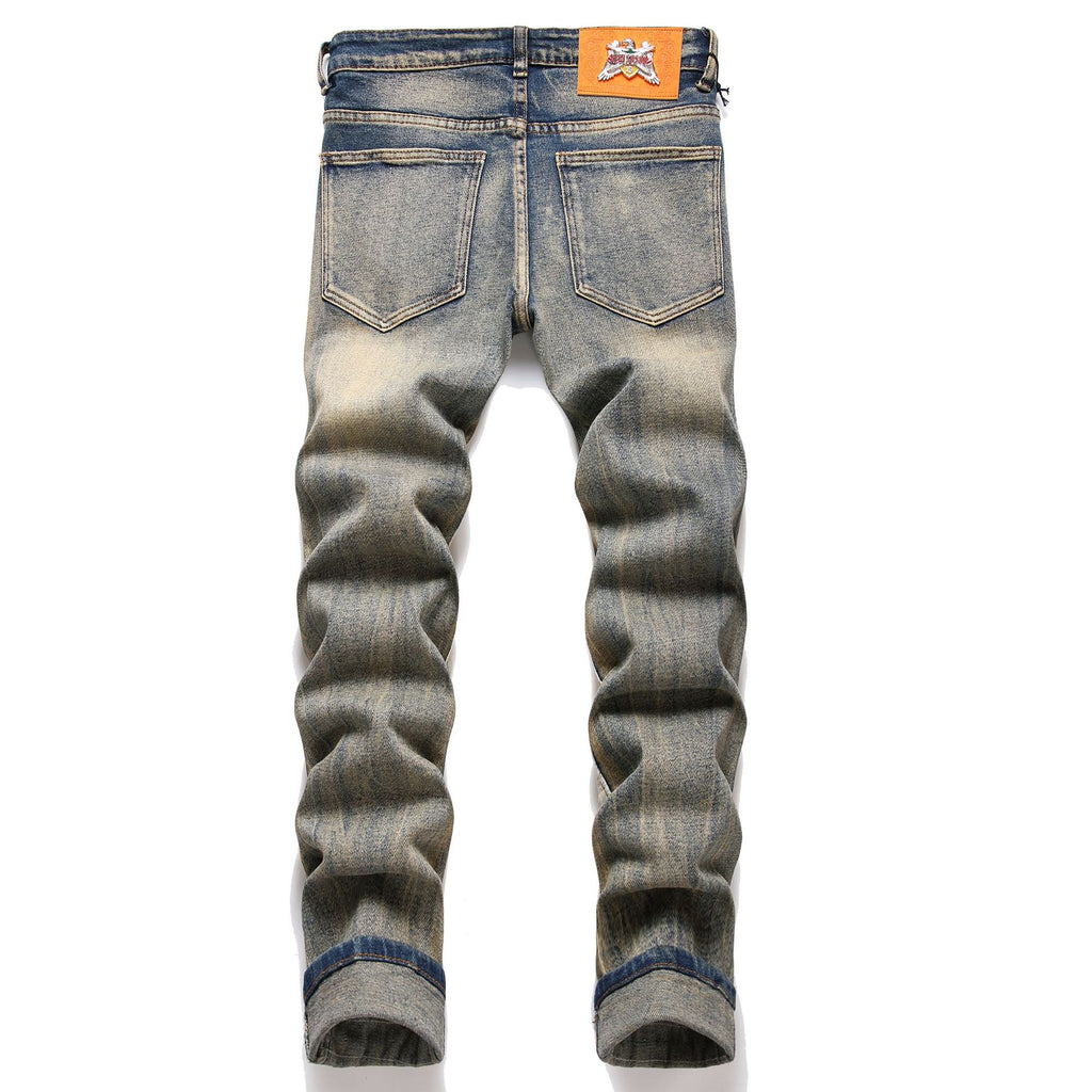 Spliced Pocket Jeans