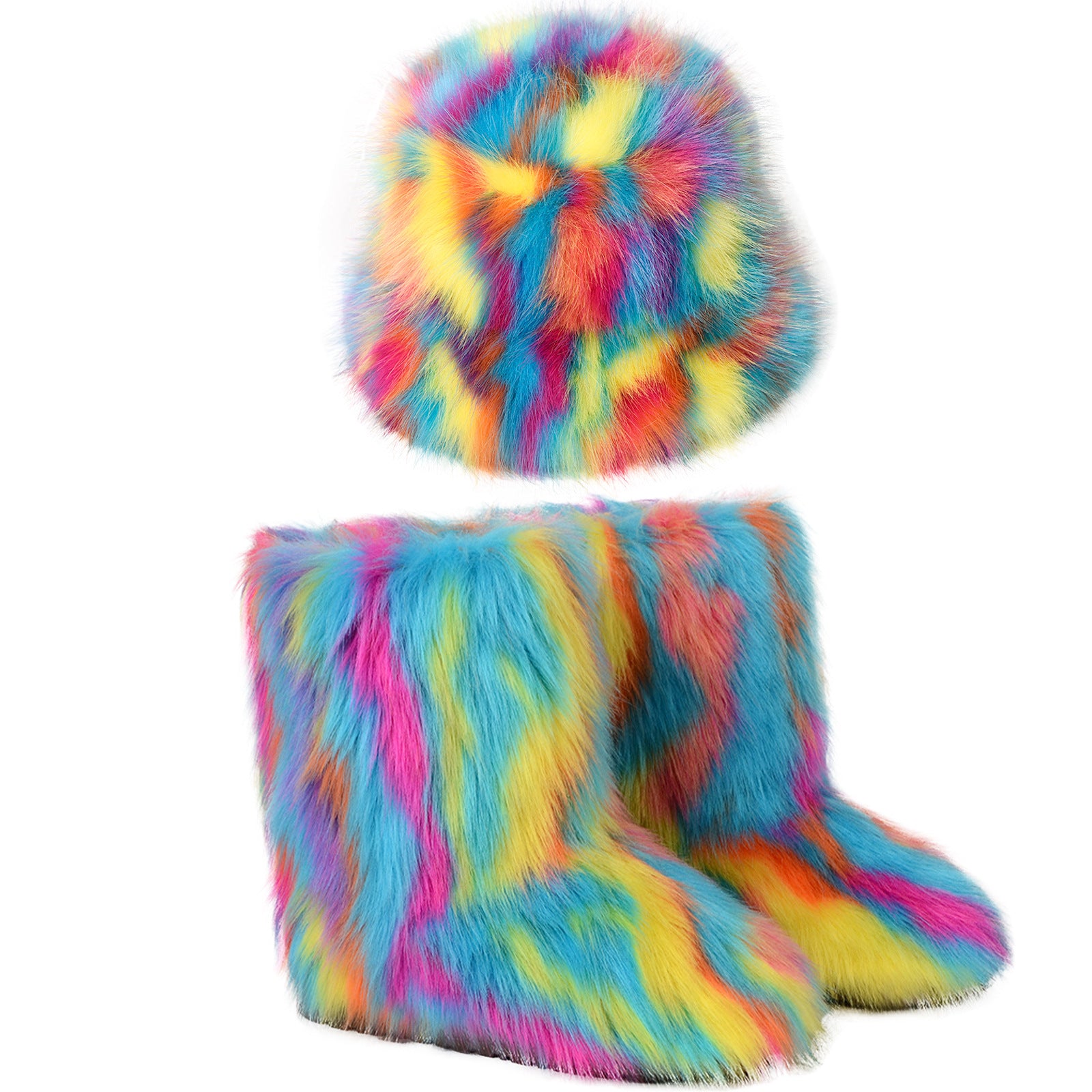 Plush Bucket Boots