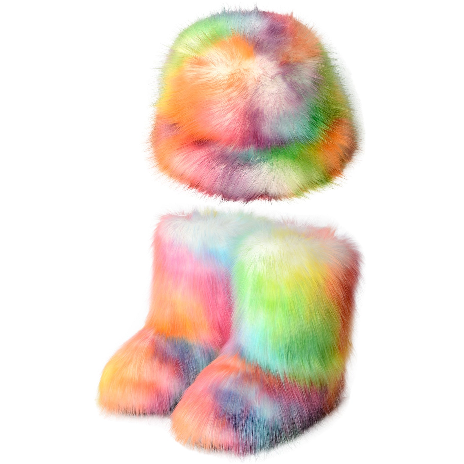 Plush Bucket Boots