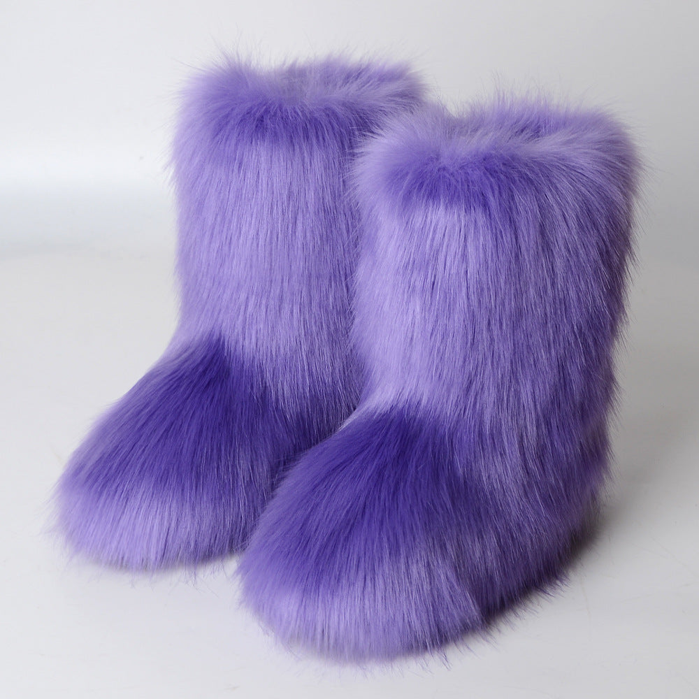 Fleece Snow Boots