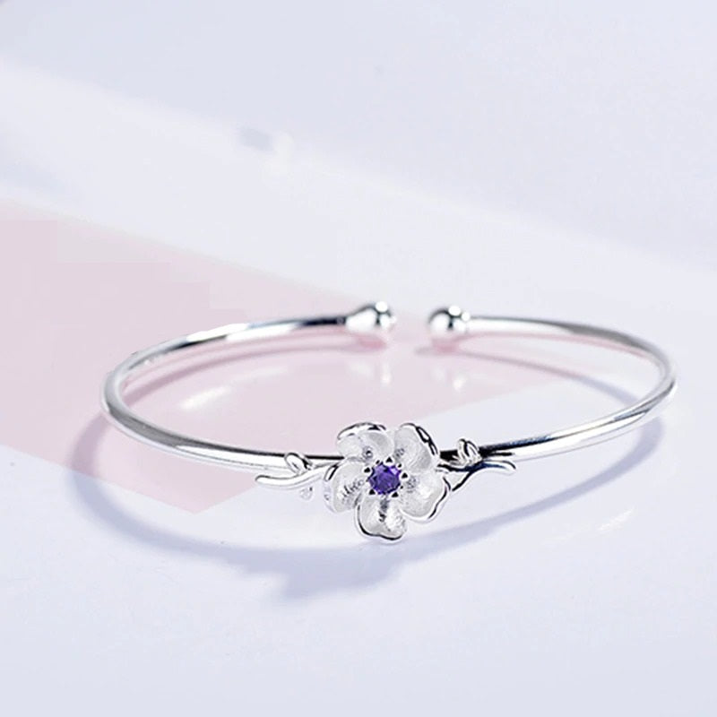 Silver Letter Bracelet