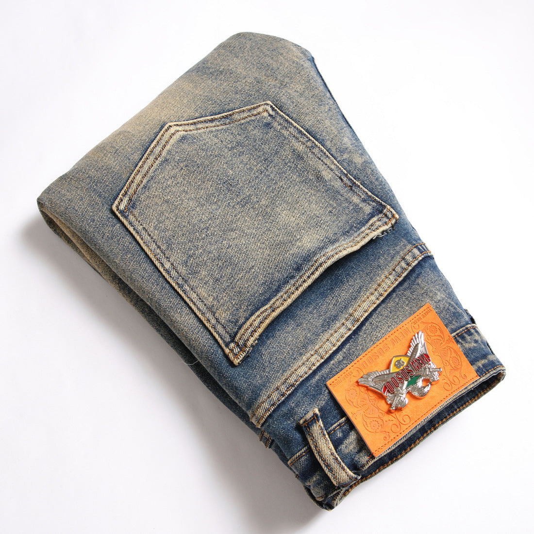 Spliced Pocket Jeans
